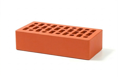 Картинка Кирпич - Строительный кирпич Строительный пустотелый : М-200 размером 120x250x65. Цвет красный, производство Вышневолоцкая Керамика 